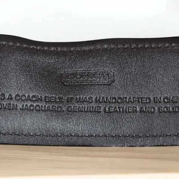 NWT Y2K Coach 3977 Mini Signature Soho Belt Size Large display picture 2